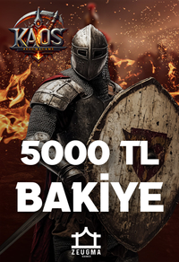 Zeugma Game Kaos - 5000 TL Bakiye + 1750 TL Bonus Bakiye